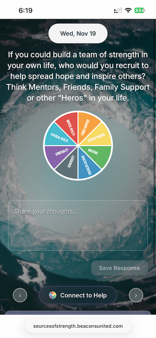 Survey response interface